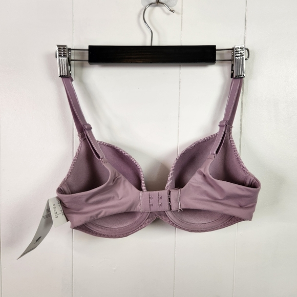Chantelle Easy Feel Emma Lightly Lined Underwire T-Shirt Bra 32D New NWT Purple - Picture 9 of 11